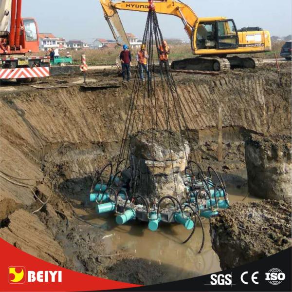 BEIYI MK180S Round pile Hydraulic Pile Breaker cutting concrete foundation machinery pile cropper