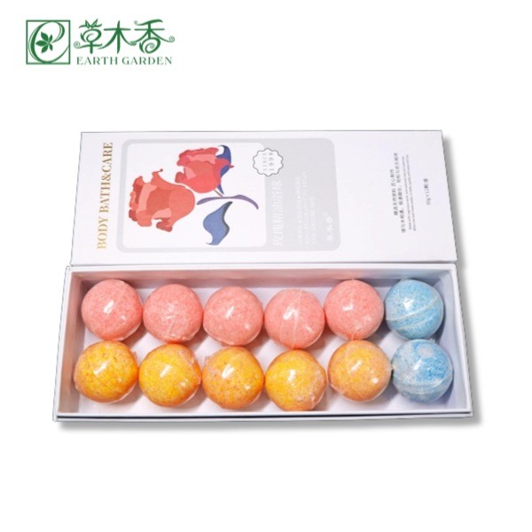 Bomba de baño de aceite esencial con fragancia de rosa, aromaterapia para relajar cuerpo y mente, SPA