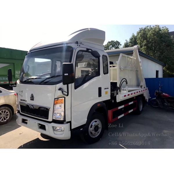 Hydraulic Swing Arm Light Small Garbage Truck 4x2 3m3 5m3 Container