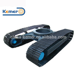 2 Ton Loading Capacity Hydraulic Transmission Crawler Steel Undercarriage for Kemer