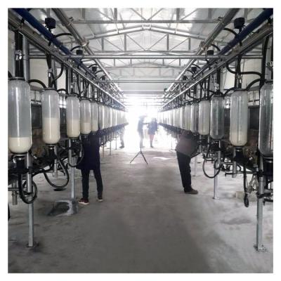 sala de estar de ordenha de desenhos em espinha de 380v 7.5kw para a exploração agrícola da cabra