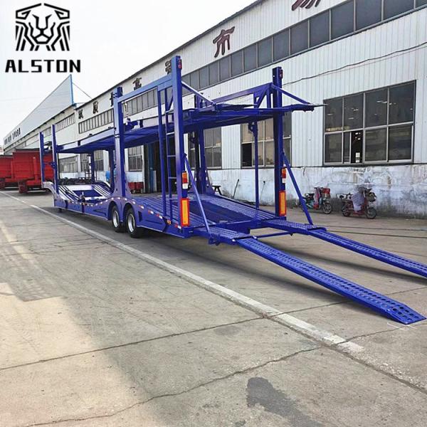 High Deck Car Transporter, Framed Car Carrier Trailer With Low Fuel Consumption