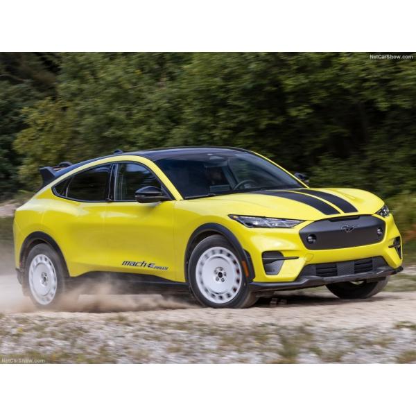 Уникальная ралли-подвеска, семейный автомобиль с гоночным чувством на Ford Mustang Mach-E Rally (2024) 480 лошадиных сил