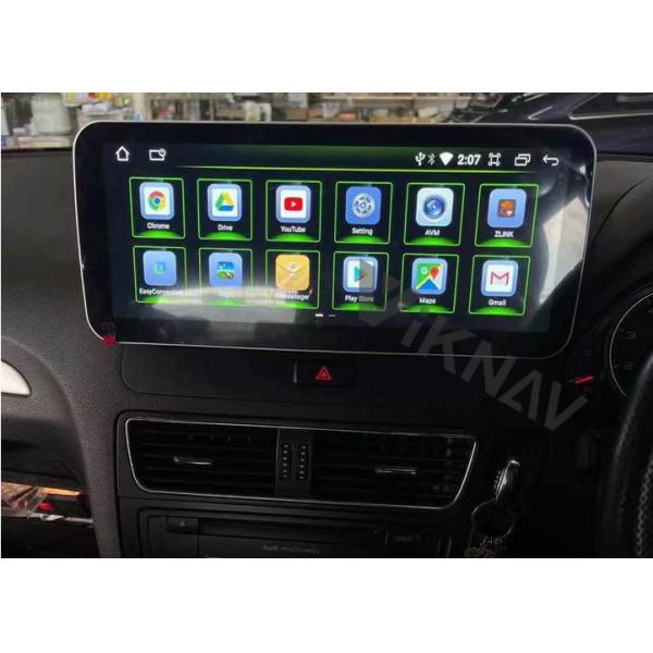 Экран блока радио андроида C.P.U. Audi 8 ядров главный на Q5 2010 до 2017