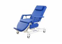 Chaise électrique réglable arrière de dialyse avec le repose-pieds sur des roulettes pour Hopistal/clinique