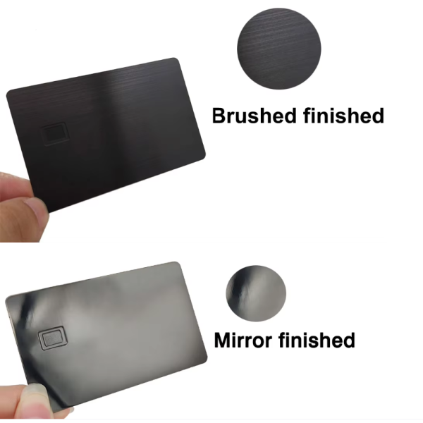 Customized 24K Mirror Gold Visa Blank Metal Credit Card 4442 & 4428 EMV Slot Chip Magnetic Strip