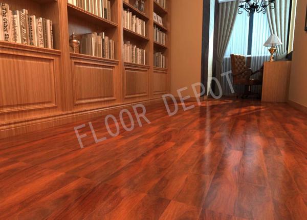 AC3 E1 Density 820 EIR Oak Color Laminate Wood Flooring , Waterproof Laminate Flooring 8mm