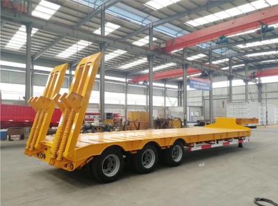 Jost Kingpin Three-Axle 40-60ton Lowbed Trailer For Large Equipment Transport Customizable