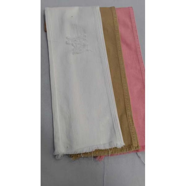 OE doux, sans élasticité, poids moyen, 9 oz, blanc, avec une construction pleine largeur de 181-183 cm, tissu denim 8.5+10×7s, JSD3411