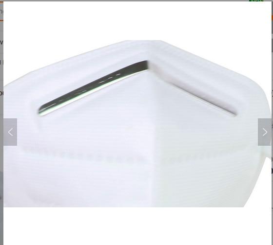 Disposable Medical Protectiev Face Mask  Folded Non-Woven