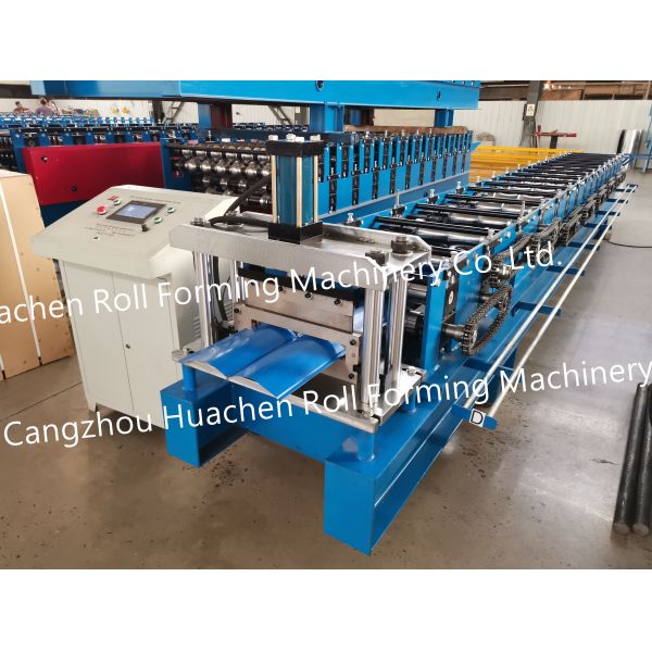 Single Layer Aluminium Panel Roof Tile Roll Forming Step Tiles Machine