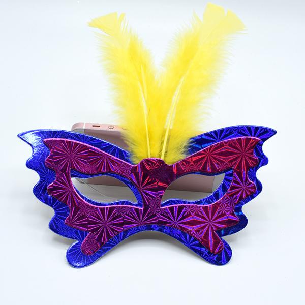 Women Festival Party Decorations Paper Handicraft Masks 350gsm CCNB Material