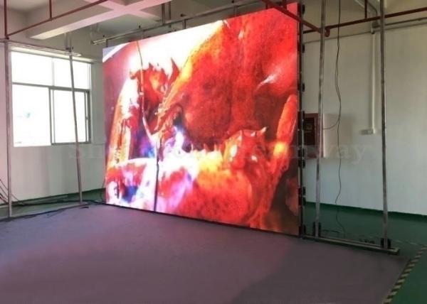 RGB Indoor LED Screen Rental SMD2121 64×64 Dots Module Die Casting Aluminum Cabinet