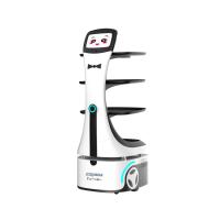 Robot de abastecimiento automático de la entrega de Smart de la pantalla LCD del robot del servicio del restaurante del OEM AI