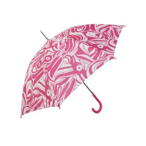 Guarda-chuva imprimindo de papel da promoção do auto quadro aberto da prata do