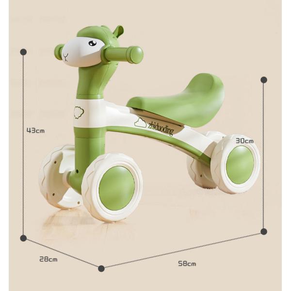Unisex 12 Inch Toddler Balance Bike for Children's Stroller Handcart Push Bicycle