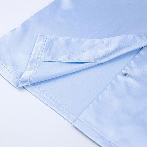 OEM maufactory  Spring European And American Pajamas Silk Long Sleeved Pajamas Turn Over Neck