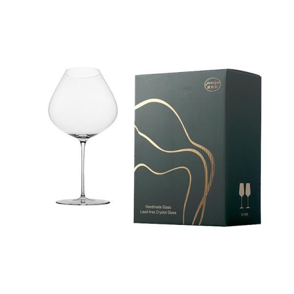 970ml Custom Logo Lead-Free Crystal Clear Bordeaux Wedding Goblets Stylish & Durable Wine Glasses