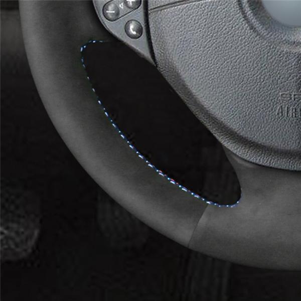 Customized M Tri Color Steering Wheel Cover for BMW 5 Series E39 M3 Z3 E36/8 1999-2002