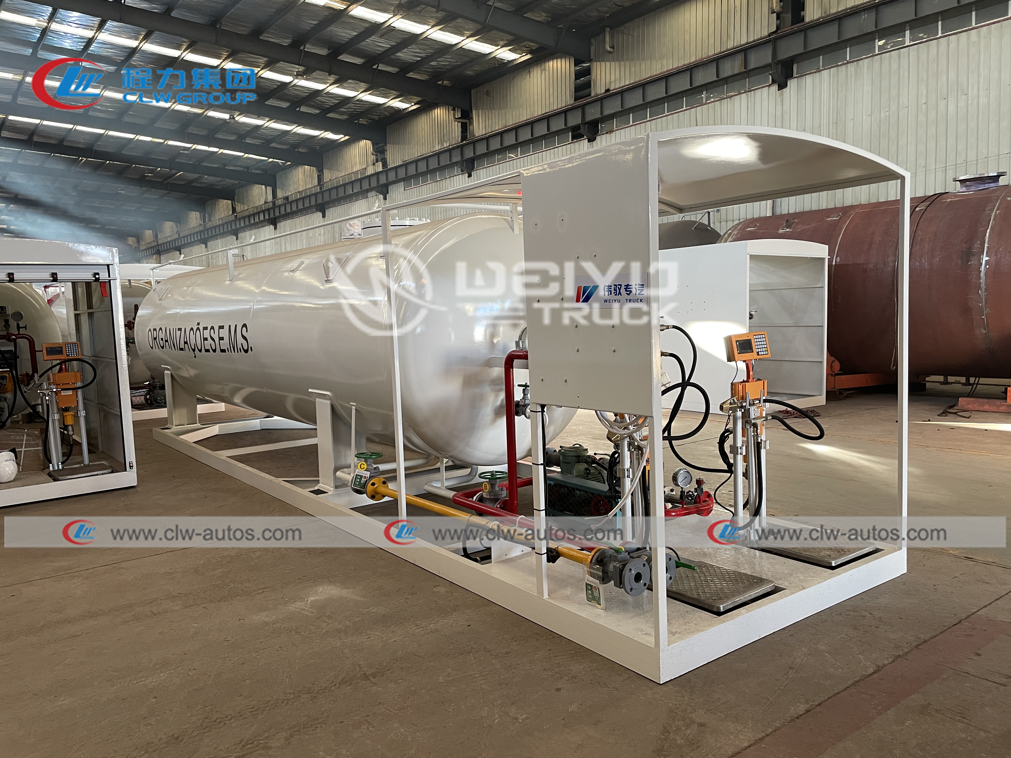 Мобильная бензоколонка 20000Liters 20cbm 10tons цилиндра LPG для бутана пропана