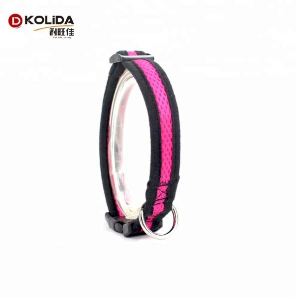 C602 Wholesale Airmesh Adjustable Pet Product Custom Dog Collar Soft