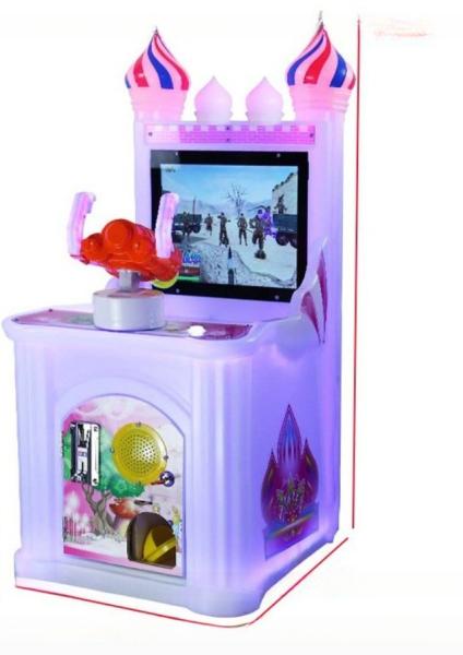 professional Video Game Coin Machine 100w Space Saving For Children