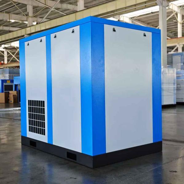 Compresseur d'air à vis industriel à aimant permanent de 75 ch 55 kW