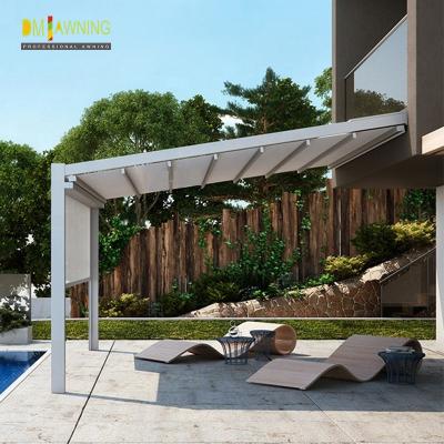 toldo retrátil impermeável do caramanchão