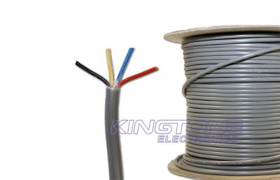 Gray 12 x 0.20mm Conductor Security Alarm Cable , PVC Insulated Cable for Security