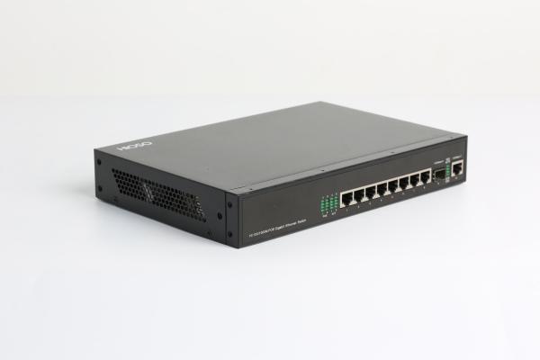 Industrial HiOSO CAT5: 100M PoE+ Switch 10 Ports With CCC Approval