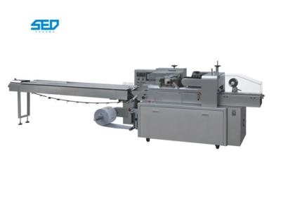 Da seringa automática farmacêutica de aço inoxidável da máquina de embalagem 304 de SED-250ZB máquina de empacotamento horizontal do descanso