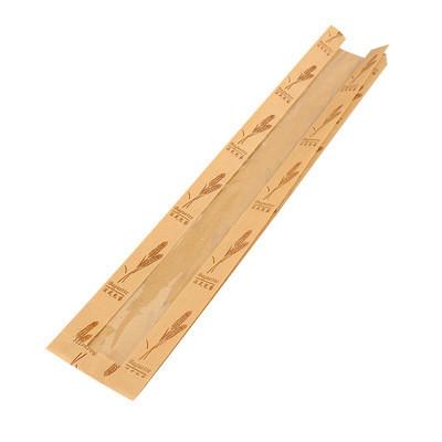 FSC SGS BRC Flexo Printing French Bread Paper Bags Baguette Self Adhesive Seal