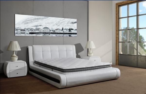 Eco - Leather Spring Foam Mattress For Upholstered Knock Down Bed