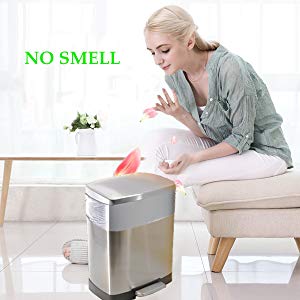 Gallon Trash Bags Small Garbage Bags Waste Basket Bin Liners Bags for Bathroom, Kitchen, Office, Home Bedroom,Car-Clear