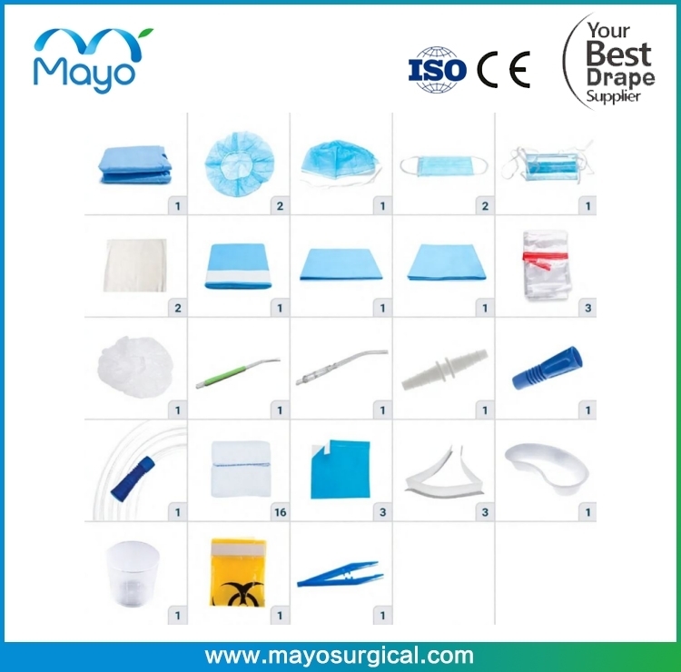Single Use Dental Disposable Manual CE Certified Class II Model Dental Procedure Drape Kit