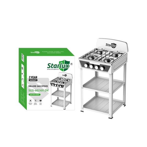 Kitchen Four Burner Gas Stove Wholesale Table Top Stainless Steel Cook Stove Iron Sheet Sprayed