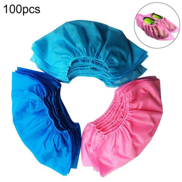 Multi Colored Shoe Covers Disposable Anti Skid , Disposable Protective Booties