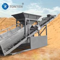 Machine de séparation de sable et de gravier à tambour rotatif industriel
