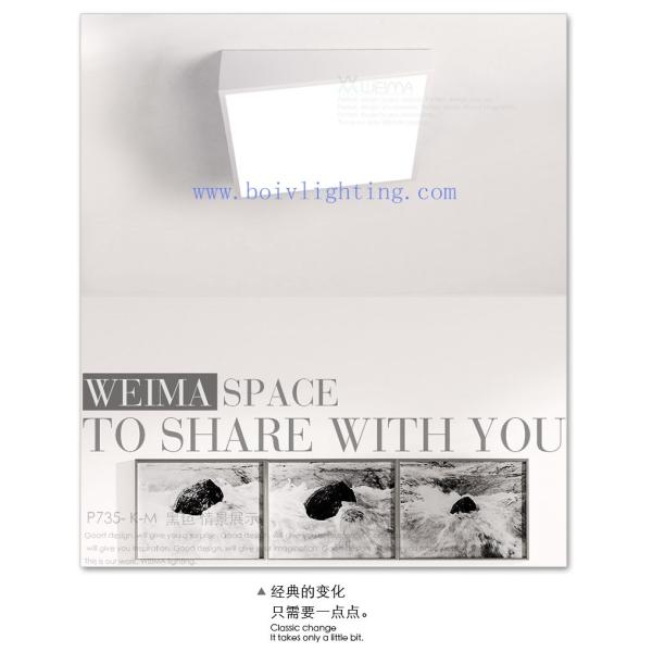 BOIV Simple Recangles  Ceiling  Lamp LED Lighting White Black