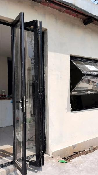 Loop Sustainable Folding Window Incorporating Solar Charged Smart Glass Technology