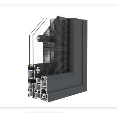 Thermal Break Bridge Aluminium Casement Window Large Frame