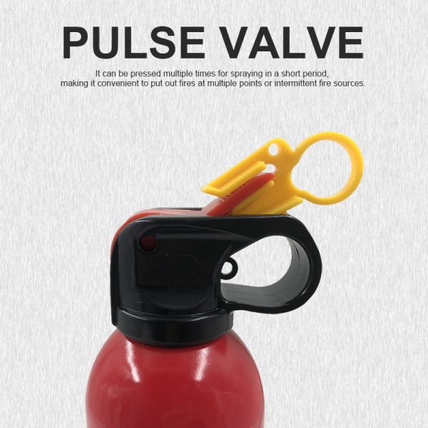 MSWJ58 580ml Portable Water-Based Fire Extinguisher, Lightweight Aluminum Alloy Mini Fire Extinguisher, 0.5A 13B E 5F Fire Rating for Home Car Kitchen Office Emergency Fire Safety