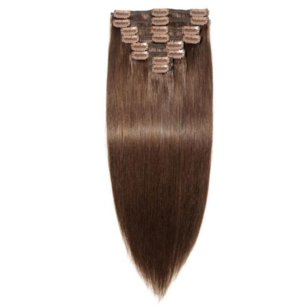 Experience the Advantage of Straight Human Hair Clip In Extensions Soft and Shiny