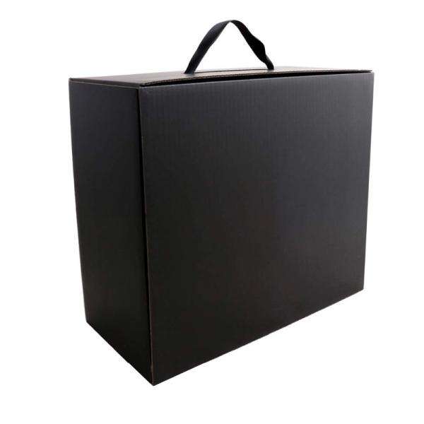 Grosgrain Handle Hard Gift Boxes SGS ROHS Flip Top Gift Box