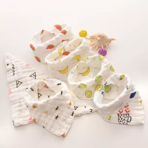 Eco Friendly Baby Dribble Bibs / Toddler Bandana Bibs All Season Used