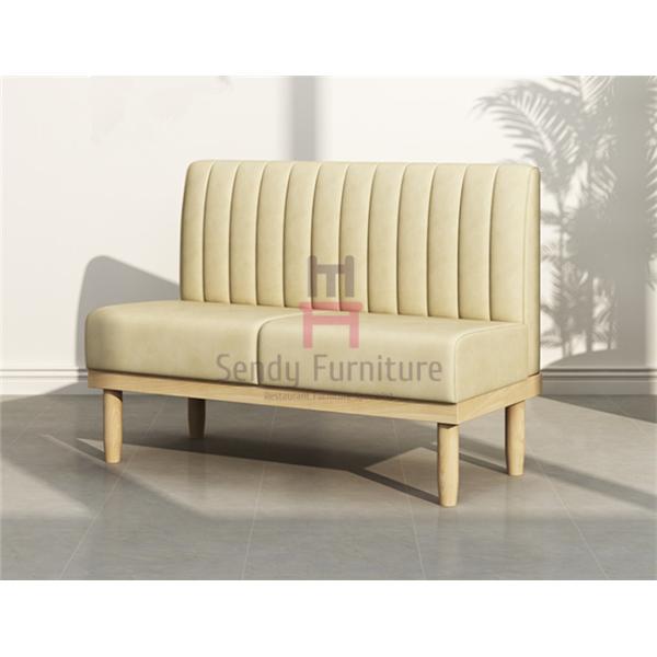 Посадка будочки будочки 1.2кбм 4фт ресторана твердой древесины обитая ПУ