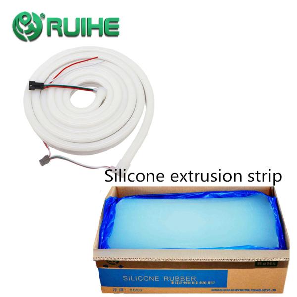 Oil Resistance Transparent Liquid Silicone Rubber / Silicone Rubber Extrusion Capabilities
