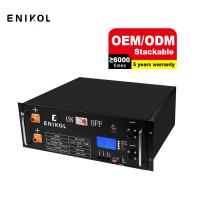Batterie montée sur le rack 48V 100AH Batterie solaire au lithium Lifepo4 5kwh