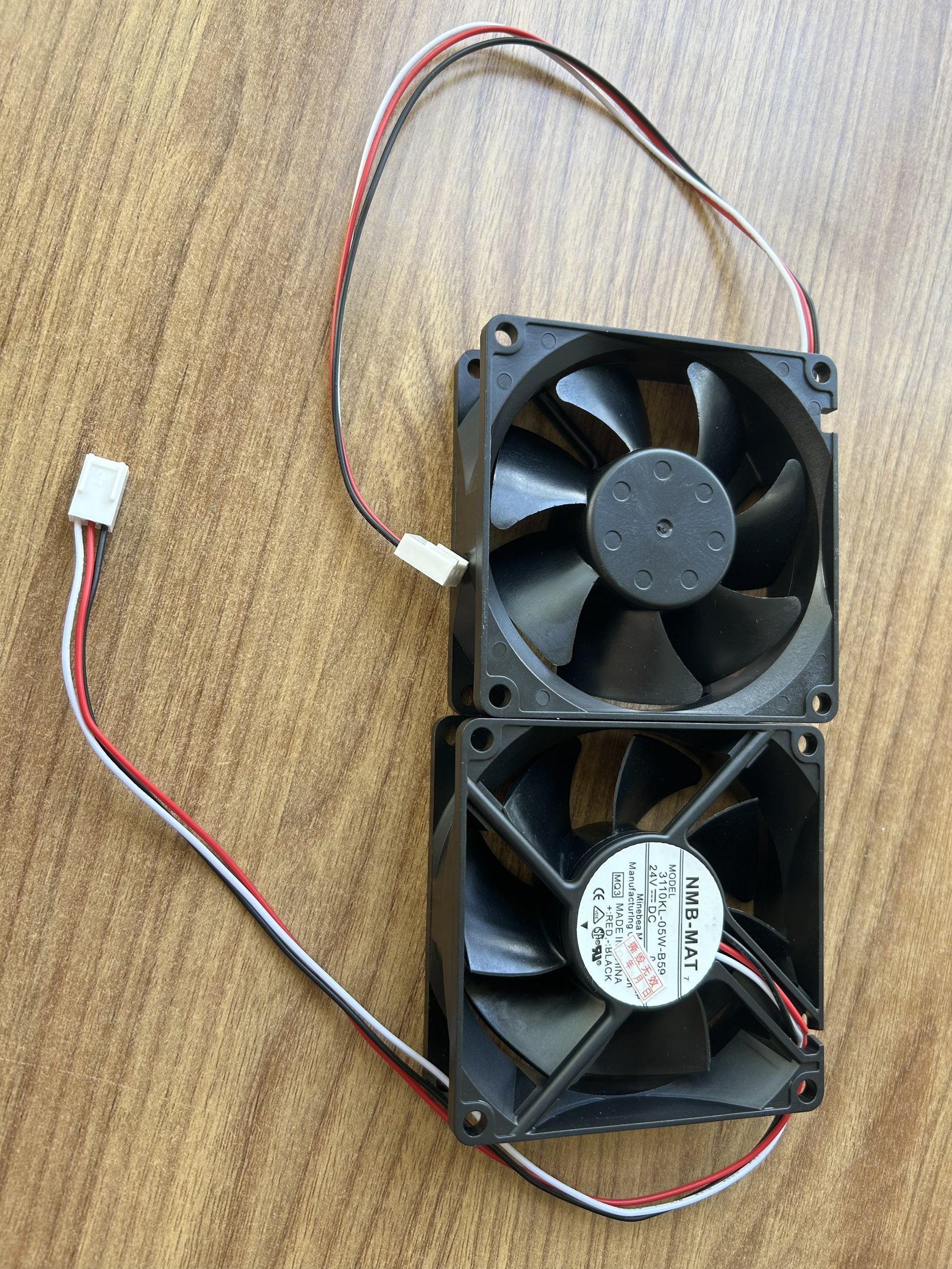 3110KL‑05W‑B59 3‑Wire DC Cooling Fan 80×80×25mm 24V 0.15A Replacement Spare Part for Konica Digital Minilab Photo Processor