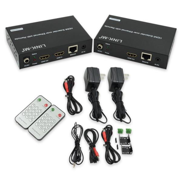 120M AV HDMI Over IP POE  Extender Suppport POE RS232 Video HDMI Extender